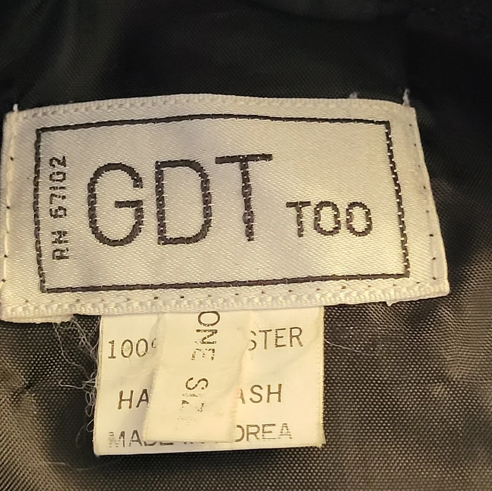 GDT too Vintage 80s Polyester Bomber Jacket One Size